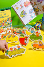 Load image into Gallery viewer, Carrot Bunny Car - Die-cut Card by Richard Scarry