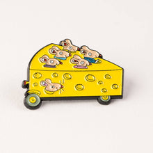 Load image into Gallery viewer, Magpie - Richard Scarry Cheesecar Enamel Pin