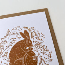 Load image into Gallery viewer, Greetings Card - A Winter's Sleep - Hare