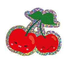 Load image into Gallery viewer, Glitter Sticker - Cherries