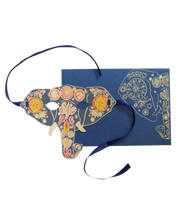 Load image into Gallery viewer, Elephant Mask Greeting Card by East End Press
