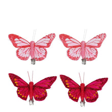 Load image into Gallery viewer, Butterfly Clip-On Decorations - Set of 4