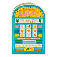 Load image into Gallery viewer, Cut-Out Greeting Card - Lucky Slot Machine
