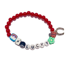 Load image into Gallery viewer, Jolly Awesome Greeting Card with Bracelet - Lucky Cats, Lucky Bracelet