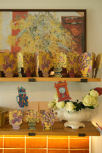 Load image into Gallery viewer, East End Press Concertina Garland - Bloomsbury Floral Vases