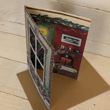 Load image into Gallery viewer, Happy Christmas Red Window Large Greetings Card