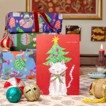 Load image into Gallery viewer, Christmas Card - Happy Catmas by Hutch Cassidy