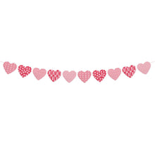 Load image into Gallery viewer, Cotton Paper Heart Garland - 2m by Talking Tables