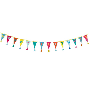 100% Organic Cotton Birthday Bunting by Talking Tables