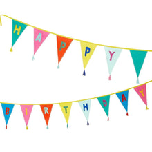 Load image into Gallery viewer, 100% Organic Cotton Happy Birthday Bunting by Talking Tables
