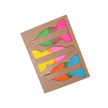 Load image into Gallery viewer, Paper Dreams Flower Fan 15cm Two-Tone, Bright Colours, Set of 3