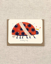 Load image into Gallery viewer, Oldfield Design Greetings Card - Birthday Ladybird