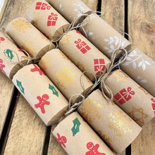 Load image into Gallery viewer, Kraft Brown Christmas Cracker Making Kit (6)
