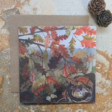 Load image into Gallery viewer, Driftwood Design Greeting Card - Dormouse and Oak