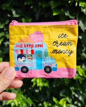 Load image into Gallery viewer, Recycled Plastic Coin Purse - Ice Cream Money