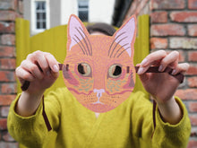 Load image into Gallery viewer, Cat Mask Greeting Card by East End Press