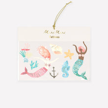 Load image into Gallery viewer, Mermaid Large Temporary Tattoos