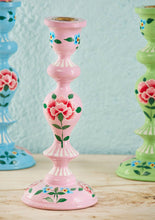 Load image into Gallery viewer, Chrysanthemum XL Hand Painted Candlestick