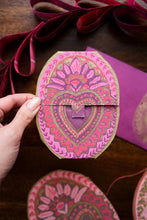 Load image into Gallery viewer, East End Press C6 Greeting Card - Heart of Feathers