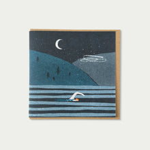 Load image into Gallery viewer, Oldfield Design Co Greeting Card - Night Swimming