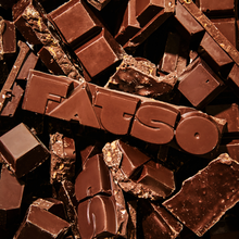 Load image into Gallery viewer, Fatso 150g - 60% Dark Chocolate Vegan Chunky Bar - Morning Glory