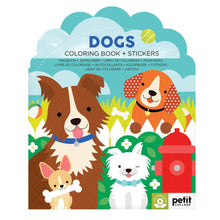 Load image into Gallery viewer, Dogs Coloring Book + Stickers