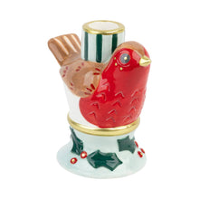Load image into Gallery viewer, Talking Tables - Hand-Painted Robin Candle Holder