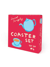 Load image into Gallery viewer, Funny Gift - Pack of 4 Coasters (DSBOX010) by David Shrigley