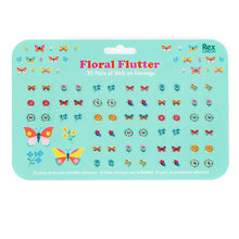 Load image into Gallery viewer, Floral Flutter Stick On Earrings
