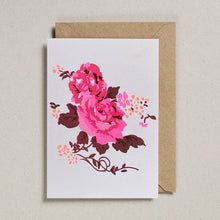 Load image into Gallery viewer, Big Bloom Greetings Card by Petra Boase - Pink