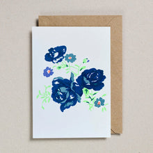 Load image into Gallery viewer, Big Bloom Greetings Card by Petra Boase - Teal