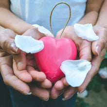 Load image into Gallery viewer, French Red Heart Soap with Cord