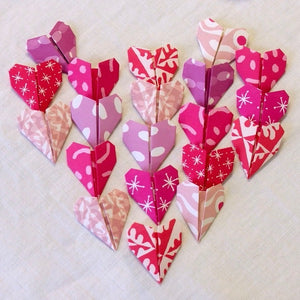 Garland of Heart Origami Kit by Cambridge Imprint