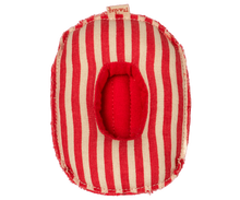Load image into Gallery viewer, Red Stripe Rubber Boat by Maileg