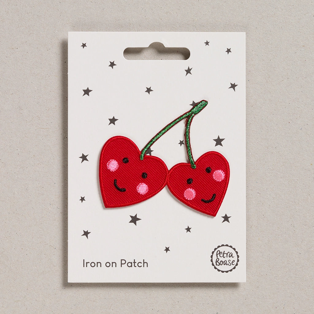 Iron On Patch Cherries by Petra Boase