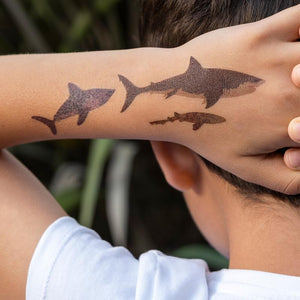 Shark Temporary Tattoos by Rex