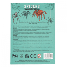 Load image into Gallery viewer, Temporary Tattoos Spider by Rex