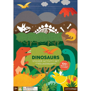 Dinosaur World Sticker Activity Set by Petit Collage