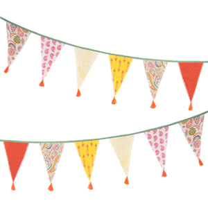 Boho Paisley Cotton Bunting by Talking Tables