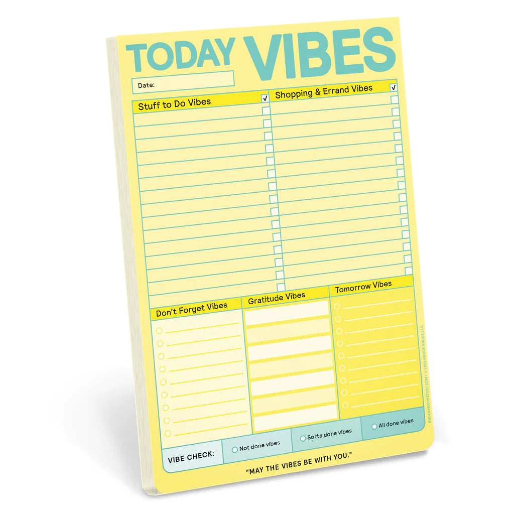 Today Vibes Pad by Knock Knock
