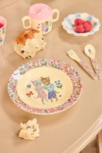 Load image into Gallery viewer, Kids Spoon & Fork - Pink Nathalie Lete Print by Rice DK