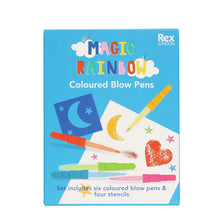 Load image into Gallery viewer, Magic Rainbow Colour Blow Pens