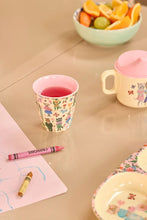 Load image into Gallery viewer, Small Melamine Cup - Pink - Nathalie Lete Print by Rice