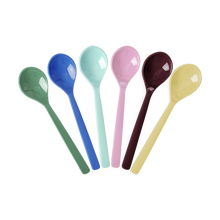 Load image into Gallery viewer, Melamine Tea Spoon - Set of Six - Show Your True Colours by Rice