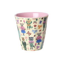 Load image into Gallery viewer, Small Melamine Cup - Pink - Nathalie Lete Print by Rice