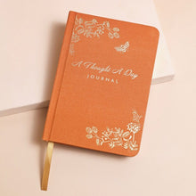 Load image into Gallery viewer, The cover of the a thought a day journal 
