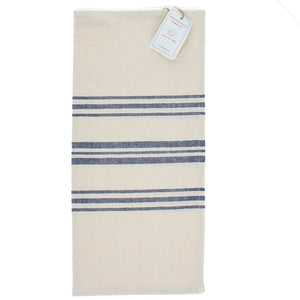 Blue stripe Pure Belgian Linen Tea Towel