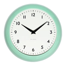 Load image into Gallery viewer, Retro Wall Clock - Mint Green by Rex London
