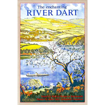 Wooden Postcard - River Dart