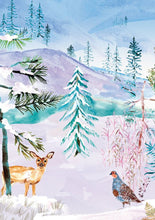 Load image into Gallery viewer, Roger la Borde Advent Calendar Card  - Wild Winter's Song